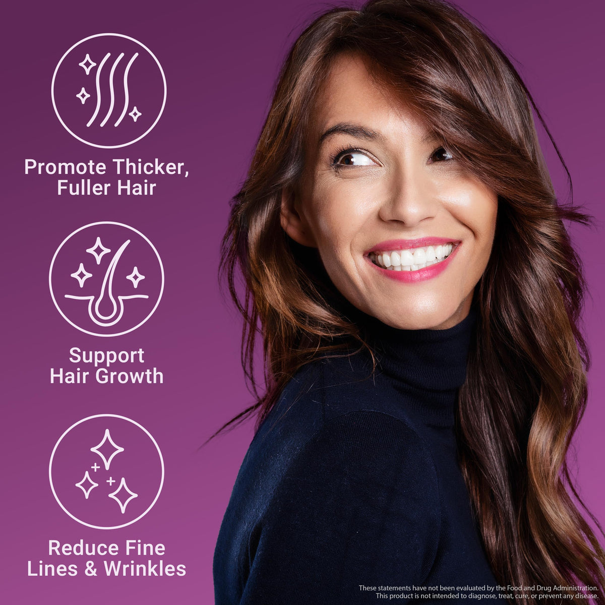 Acelerador del crecimiento del cabello multivitamínico de Force Factor | Lustriva, biotina y vitaminas A-E | 90 cápsulas