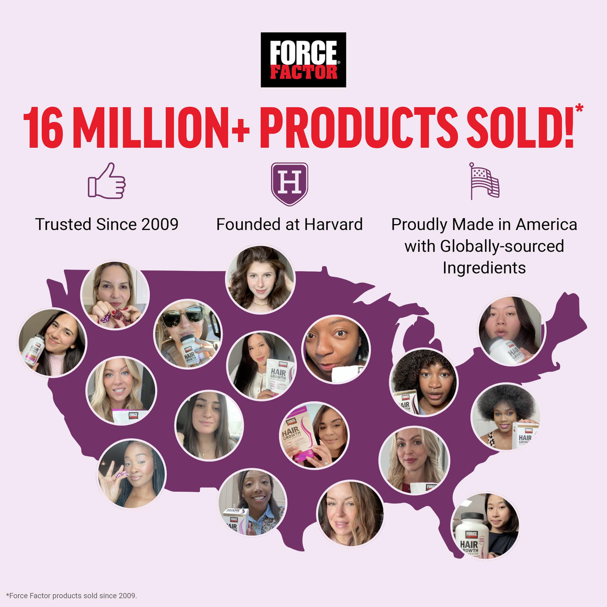 Masticables blandos aceleradores del crecimiento del cabello de Force Factor – Cabello más denso y abundante