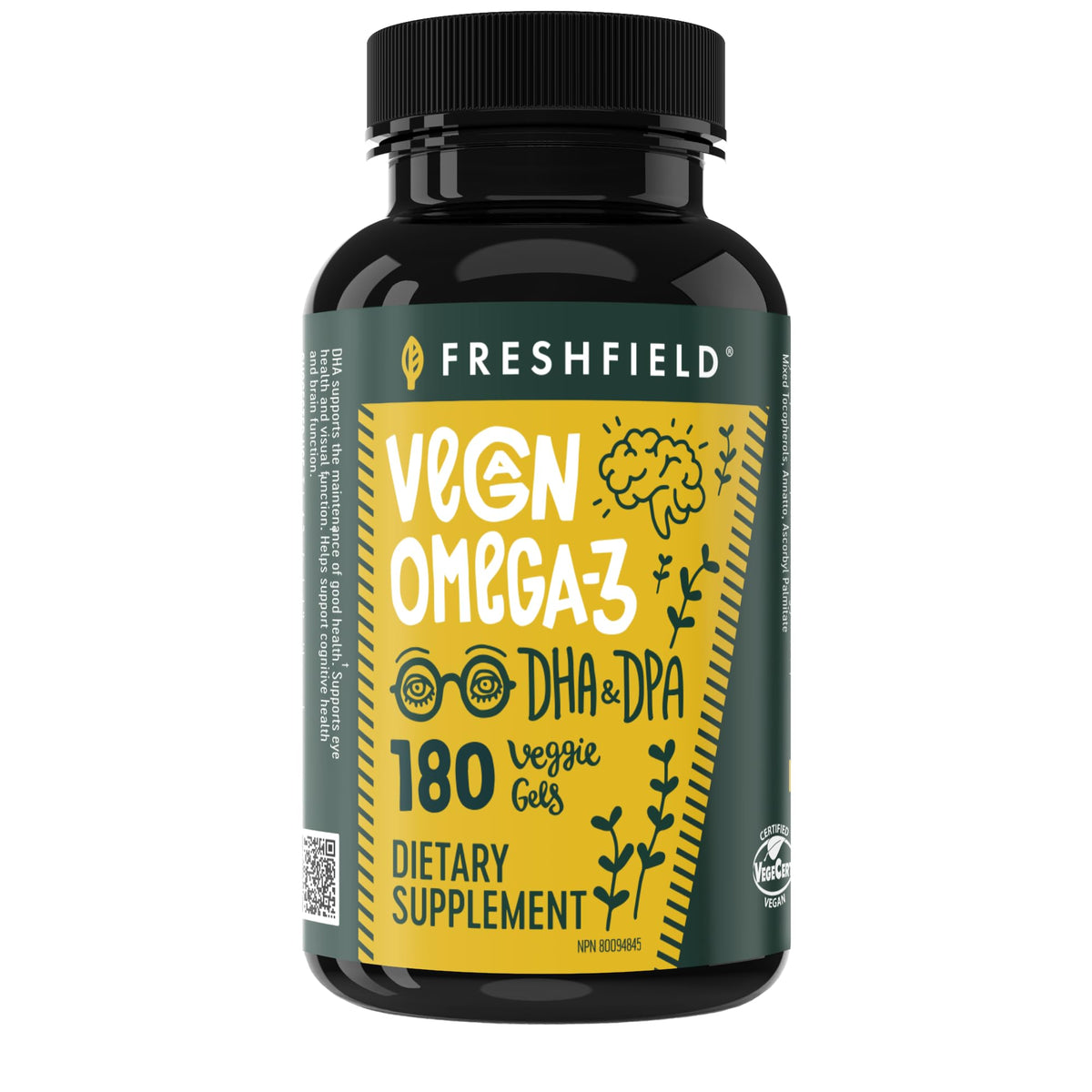 Freshfield Vegan Omega-3 from Algae – DHA + DPA - Calm Era