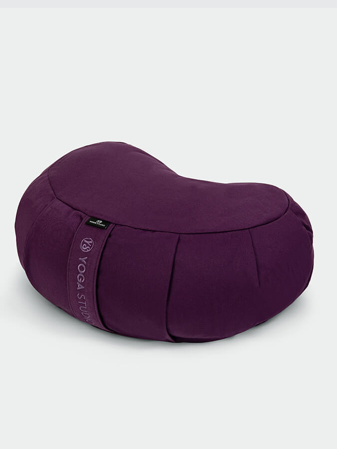 European Organic Buckwheat Zafu Crescent Meditation Cushion