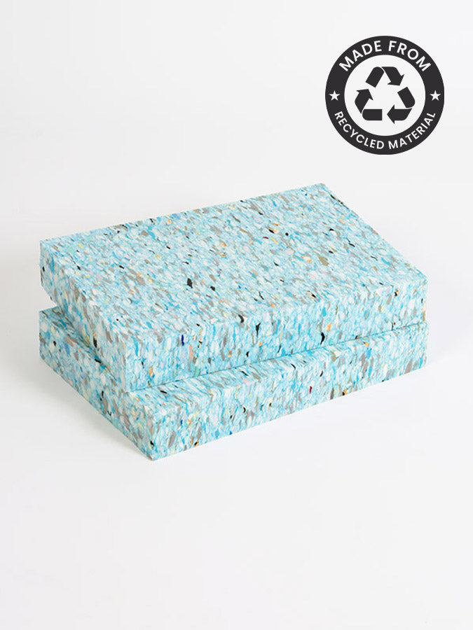 Yoga Studio Recycled Chip Foam Full Yoga Blocks Twin Pack