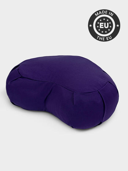 European Organic Buckwheat Zafu Crescent Meditation Cushion