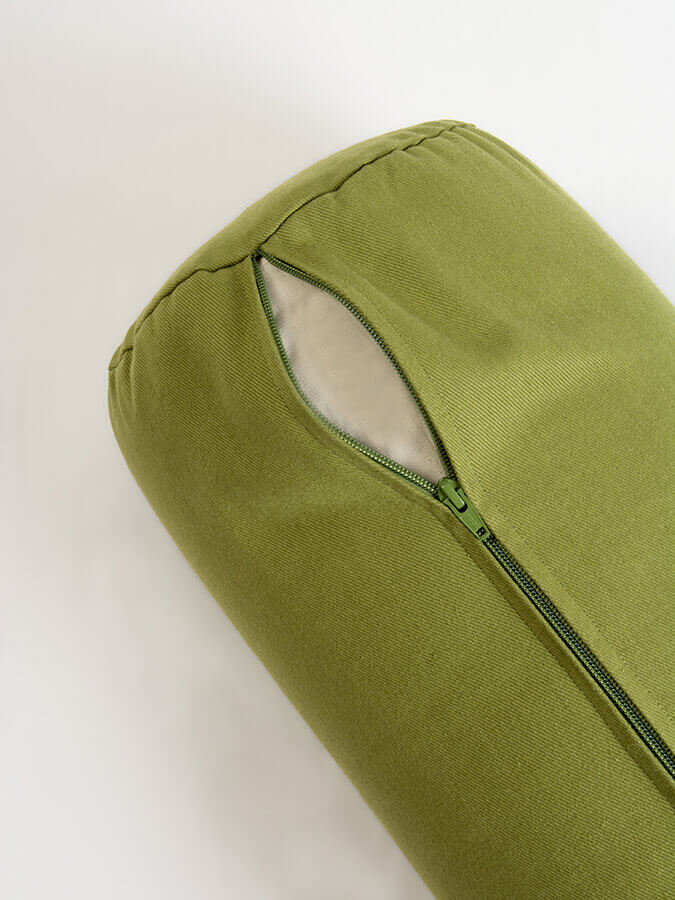 GOTS Organic Cotton Buckwheat Lotus Meditation Bolster