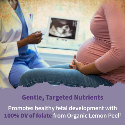 Vitaminas prenatales Garden of Life para mujeres – Folato orgánico, vegano, sin OGM, suministro para 90 días