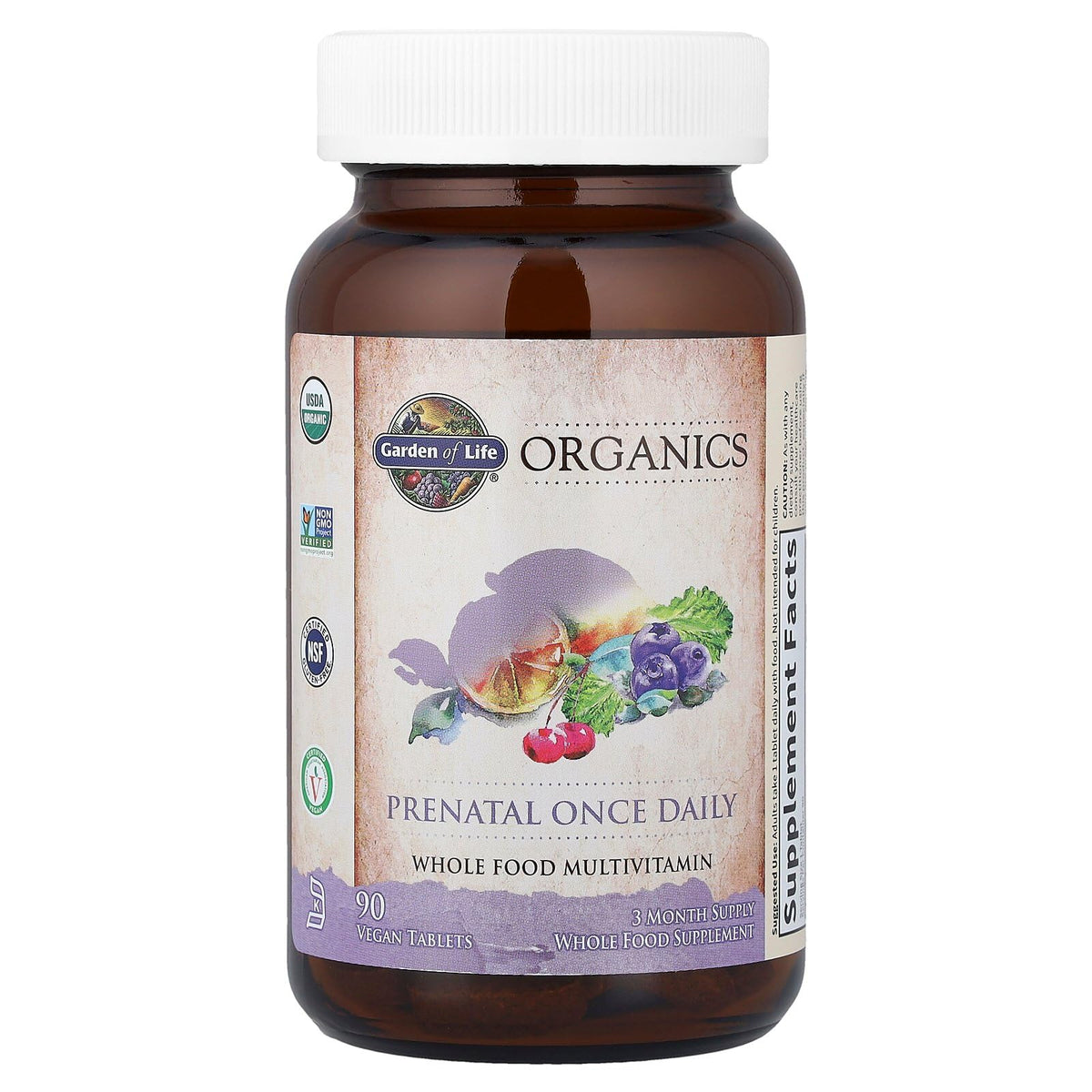 Garden of Life Prenatal Vitamins for Women – Organic Folate, Vegan, Non-GMO, 90-Day Supply - Calm Era