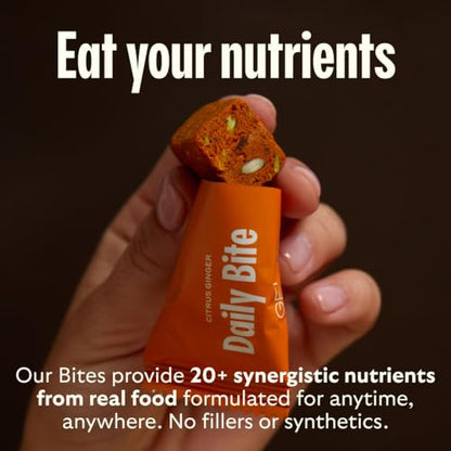 GEM Multivitamínico Diario en Mordiscos – Nutrición de Alimentos Integrales para Mujeres y Hombres | 28 Porciones