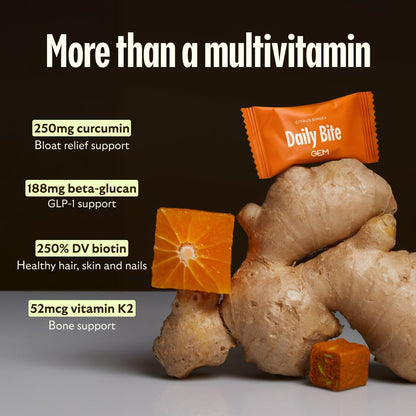 GEM Multivitamínico Diario en Mordiscos – Nutrición de Alimentos Integrales para Mujeres y Hombres | 28 Porciones