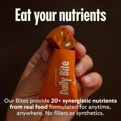 GEM Multivitamínico Diario en Mordiscos – Nutrición de Alimentos Integrales para Mujeres y Hombres | 28 Porciones