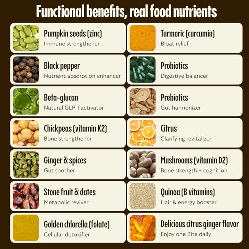 GEM Multivitamínico Diario en Mordiscos – Nutrición de Alimentos Integrales para Mujeres y Hombres | 28 Porciones