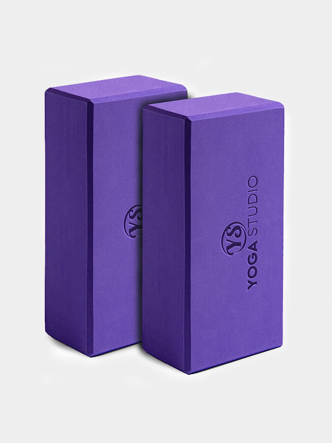 Pack doble de bloques de yoga de espuma EVA de Yoga Studio