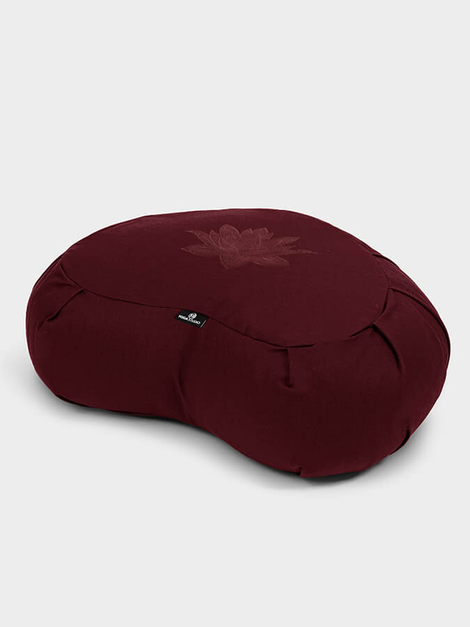 Yoga Studio Crescent Lotus Zafu Buckwheat Cushion – GOTS Organic Cotton