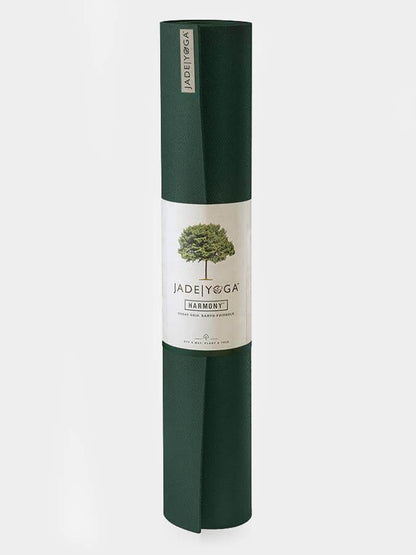 Esterilla de yoga de caucho natural Jade Yoga Harmony de 74" y 5 mm