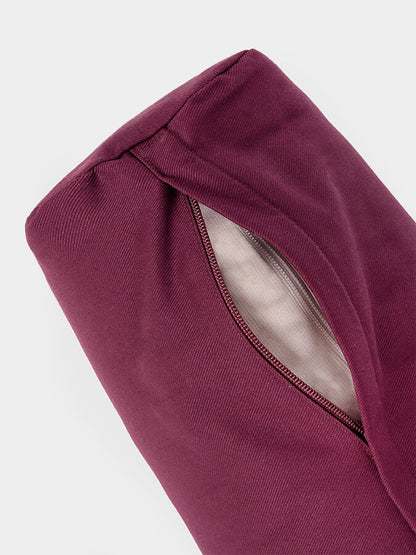 Rectangular Lightweight Yoga Bolster — Organic Cotton Cover
