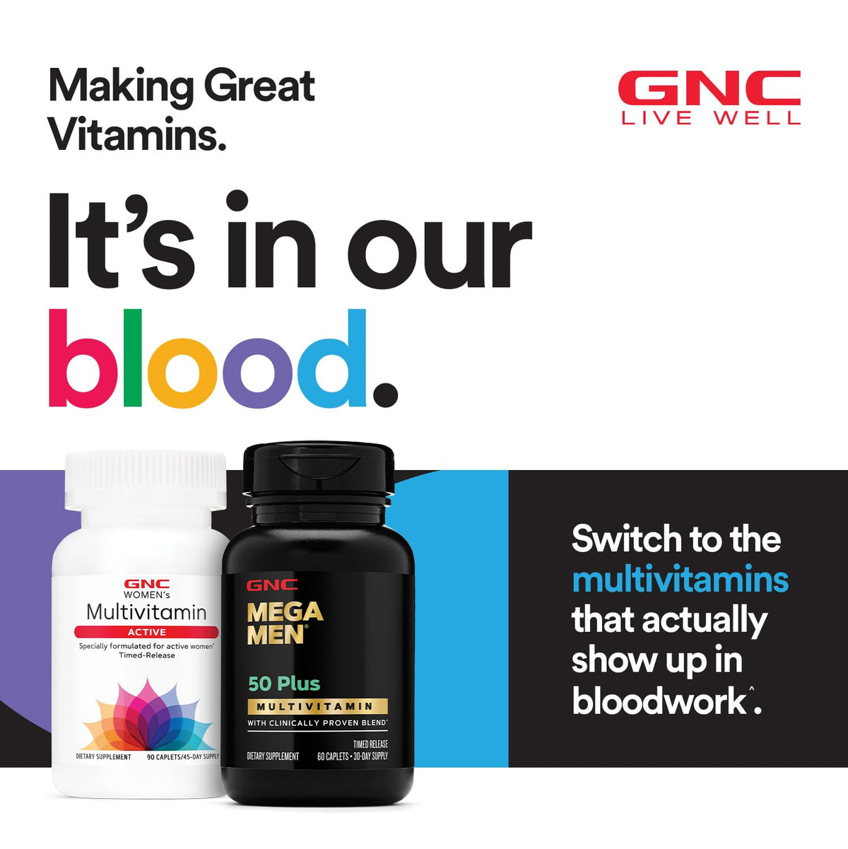 GNC Mega Men Sport Multivitamin – 180 Count - Calm Era