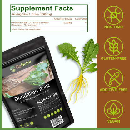 Go Nutra Dandelion Root Extract Powder
