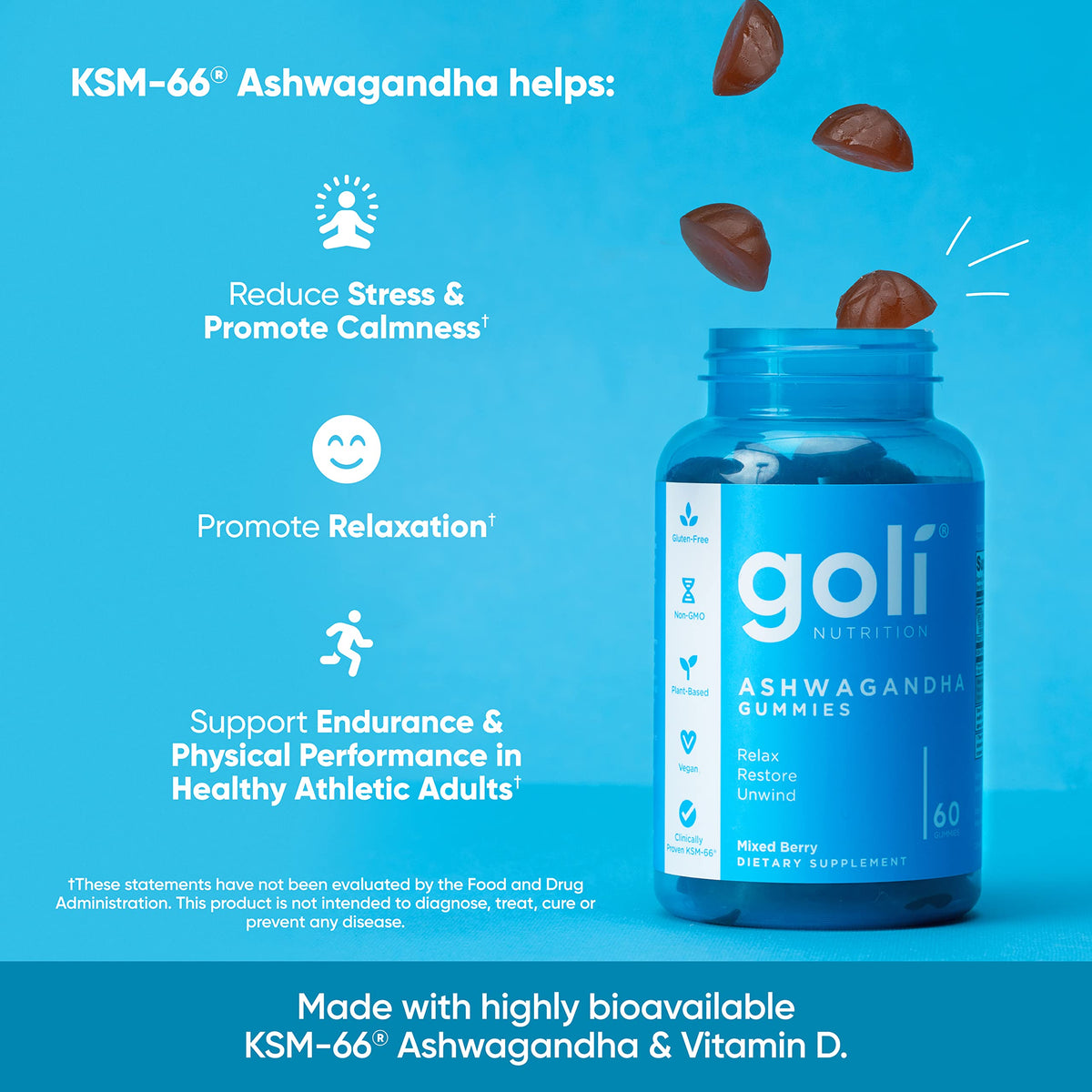 Gominolas Goli de Ashwagandha y Vitamina D
