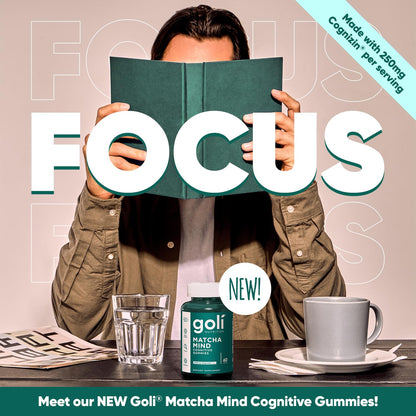 Goli Matcha Mind Gummies – Matcha & Cognizin | 180 Gummies - Calm Era