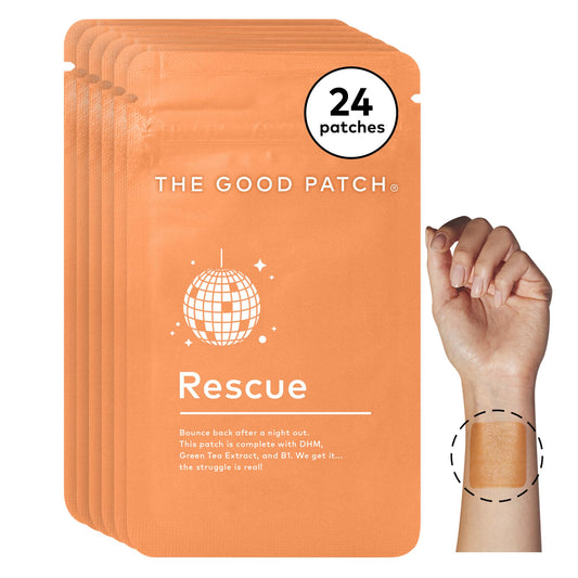 The Good Patch Parche Rescue Recovery – Apoyo para la noche con plantas (24 parches)