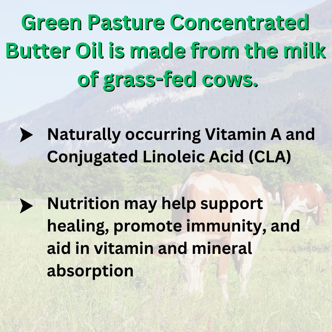 Green Pasture Aceite de Hígado de Bacalao Fermentado y Mezcla de Mantequilla – 120 Cápsulas