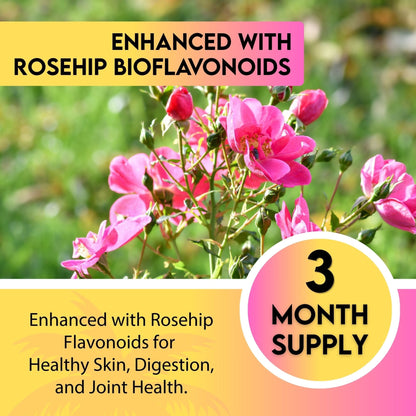 Grounded Vitamin C 500mg with Rosehip & Bioflavonoids