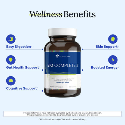 Gundry MD Bio Complete 3 – Prebiotic, Probiotic & Postbiotic 30-Day Supply - Calm Era