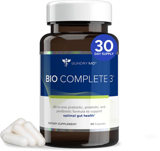 Gundry MD Bio Complete 3 – Prebiotic, Probiotic & Postbiotic 30-Day Supply - Calm Era