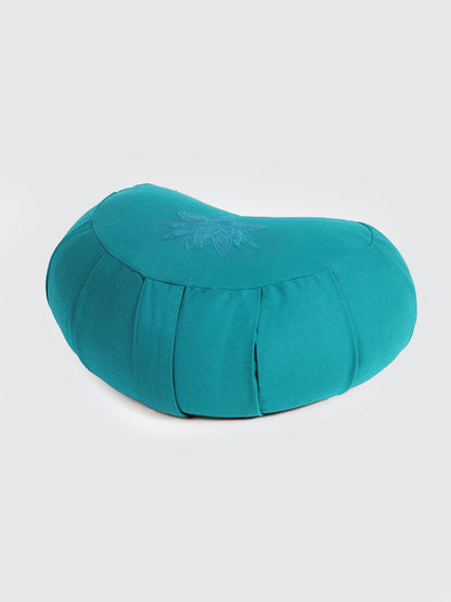 Yoga Studio Crescent Lotus Zafu Buckwheat Cushion – GOTS Organic Cotton