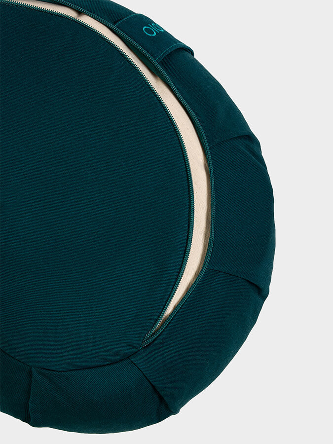 European Organic Buckwheat Zafu Crescent Meditation Cushion