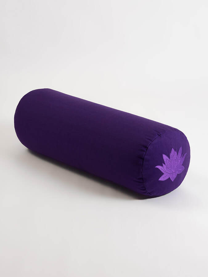 GOTS Organic Cotton Buckwheat Lotus Meditation Bolster