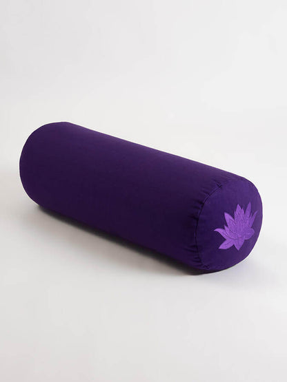 GOTS Organic Cotton Buckwheat Lotus Meditation Bolster