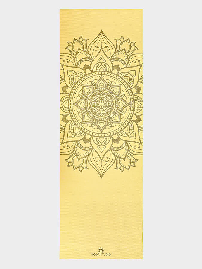 Alfombrilla de yoga adhesiva reversible de 6 mm diseñada por Yoga Studio