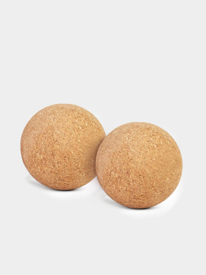 Yoga Studio Cork Massage Ball Set of 3 — 2x4cm, 2cm