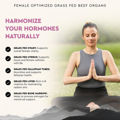 Beef Organ Supplement for Women | Hormone Balance, Energy & Wellness