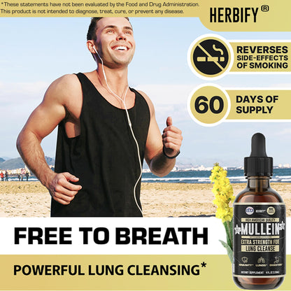 Herbify Mullein Drops – Vanilla 4oz - Calm Era
