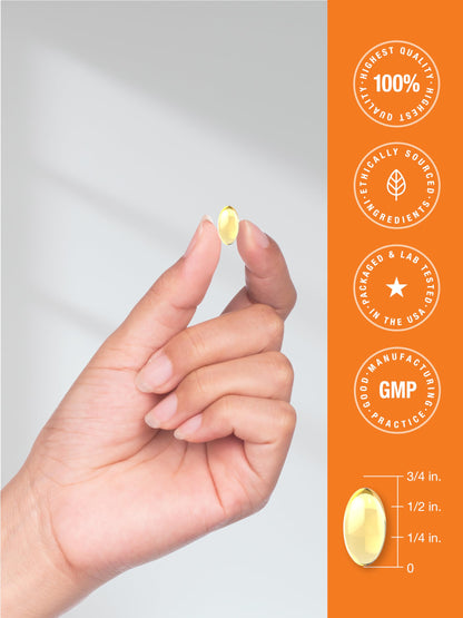 Horbaach Vitamina D3 10.000 UI — 500 Cápsulas Blandas