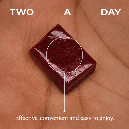 Humann SuperBeets Masticables para el Corazón – Óxido Nítrico y Apoyo para la Presión Arterial, Sabor Granada y Bayas, 60 Unidades