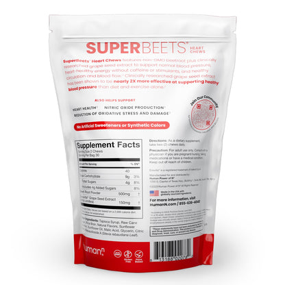 Humann SuperBeets Heart Chews