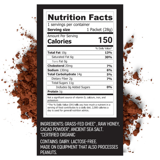 Hunghee Ancestral Energy Cacao – Grass-Fed Ghee & Raw Honey | Bulk Pack - Calm Era
