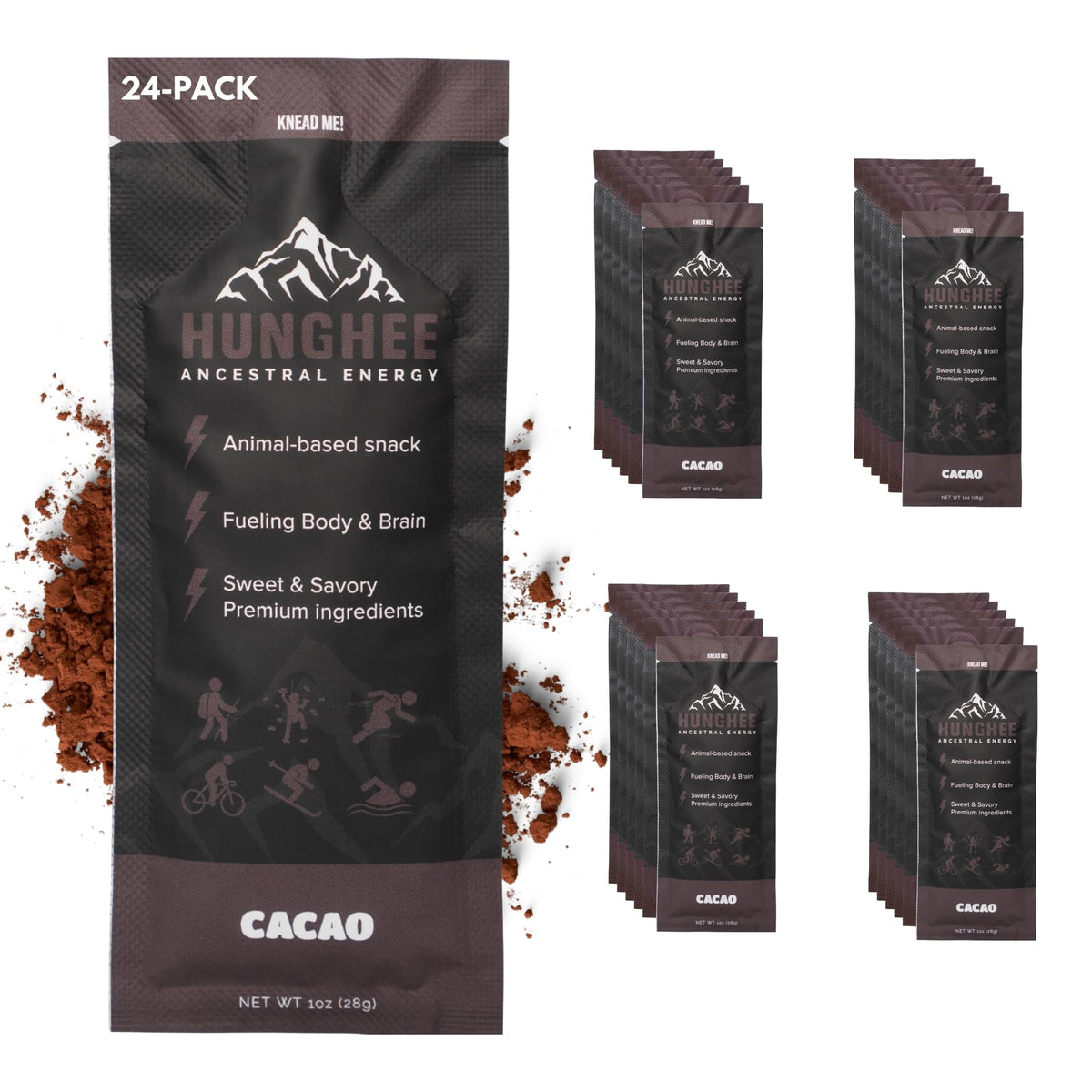 Hunghee Ancestral Energy Cacao – Grass-Fed Ghee & Raw Honey | Bulk Pack - Calm Era