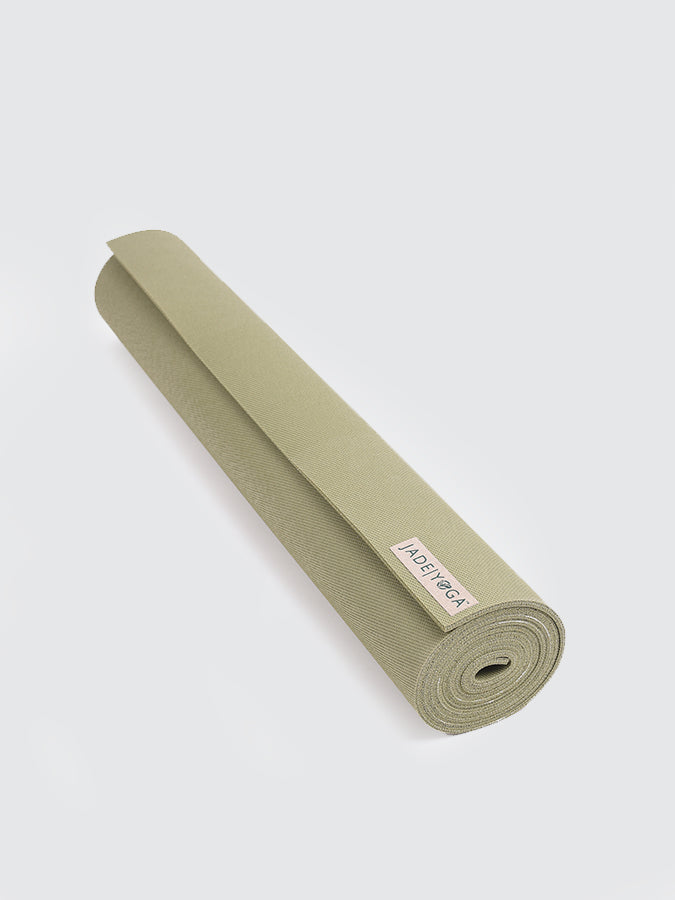 Esterilla de yoga de caucho natural Jade Yoga Harmony de 74" y 5 mm