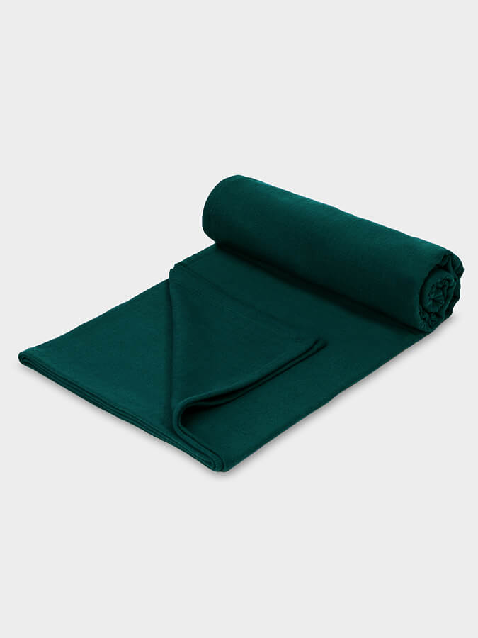 Manta de yoga de algodón orgánico GOTS para estudio de yoga
