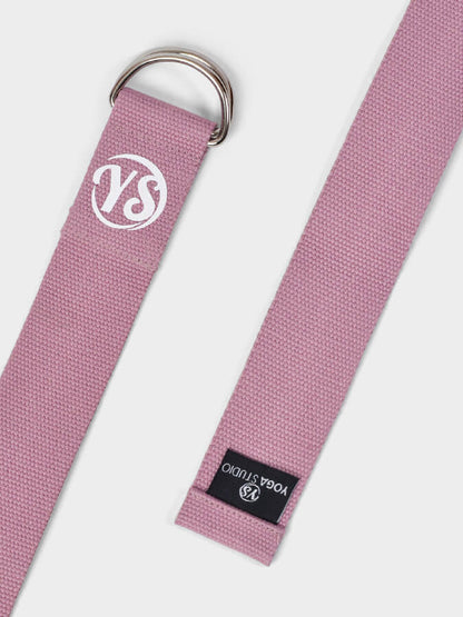 Cinta de yoga Yoga Studio con anilla en D de algodón orgánico GOTS de 2,5 m