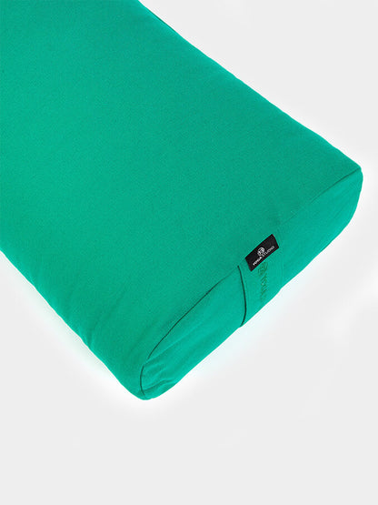 Rectangular Lightweight Yoga Bolster — Organic Cotton Cover