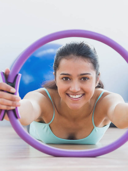 Anillo de Resistencia de Pilates para Estudio de Yoga — Doble Agarre