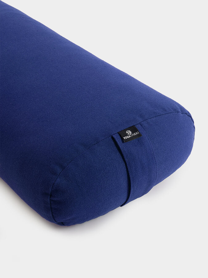 Rectangular Lightweight Yoga Bolster — Organic Cotton Cover