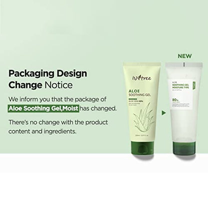 IsNtree Aloe Soothing Gel — 80% Aloe Vera, 5x Hyaluronic Acid, 150ml - Calm Era