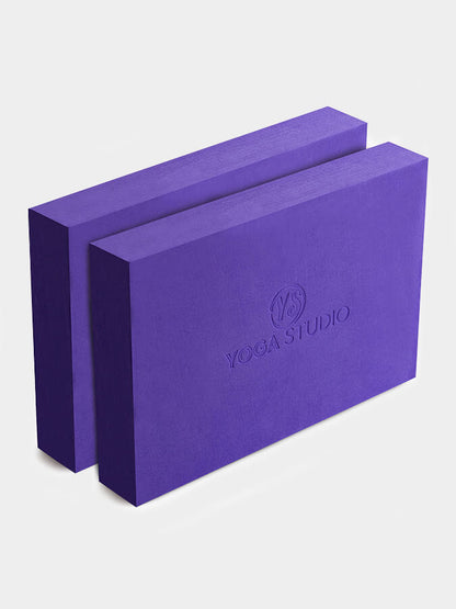 Yoga Studio High-Density EVA Yoga Blocks — Twin Pack