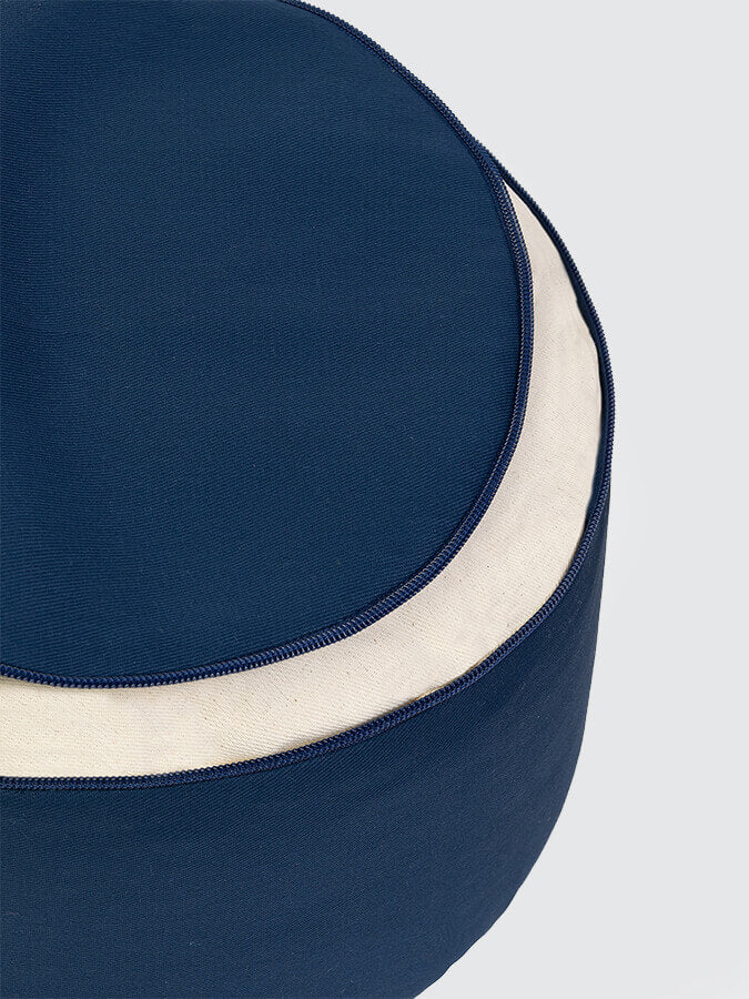 Yoga Studio Cylinder Meditation Cushion – Large | Firm Support for Seated Practice