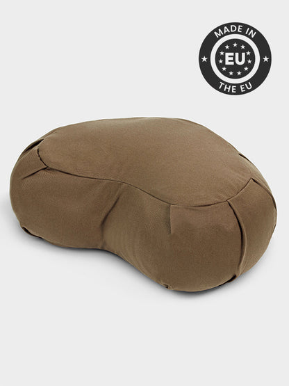 European Organic Buckwheat Zafu Crescent Meditation Cushion