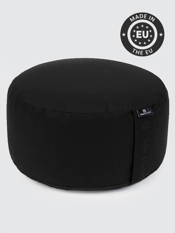 Yoga Studio Cylinder Meditation Cushion – Large | Firm Support for Seated Practice